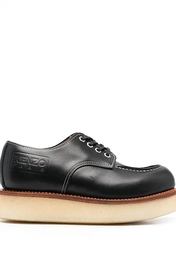 Kenzo loafers med snörning - Svart