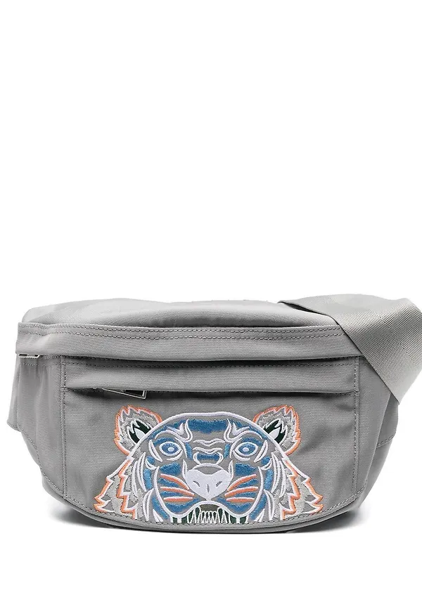 Kenzo midjeväska med dragkedja - Grå
