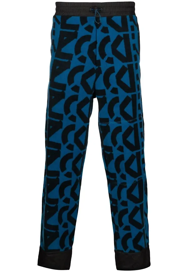 Kenzo mjukisbyxor med monogram - Blå