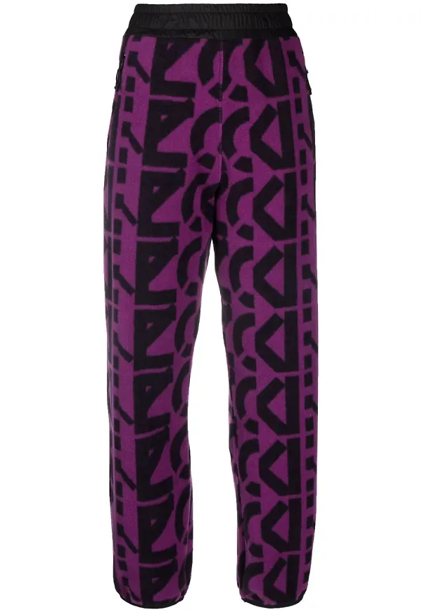 Kenzo mjukisbyxor med monogram - Lila