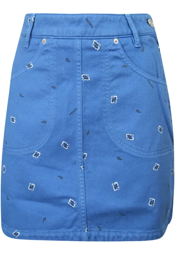 Kenzo Paisley tryckkjol Blå, Dam