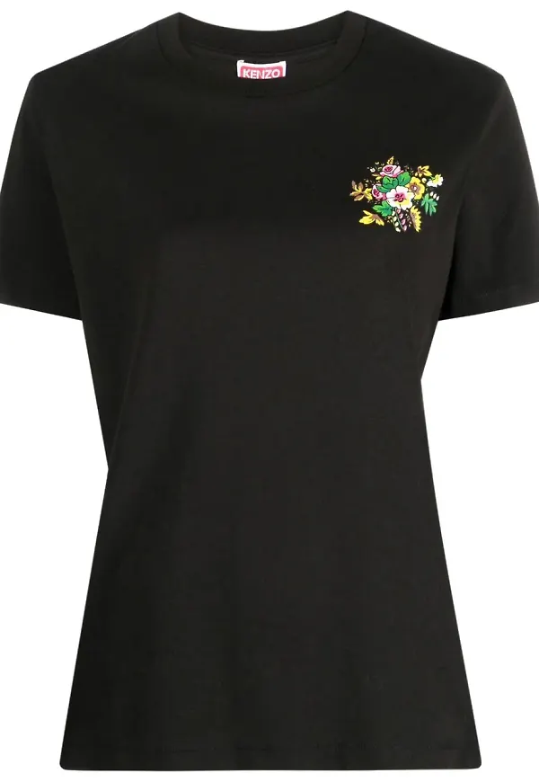 Kenzo Pop Bouquet t-shirt - Svart