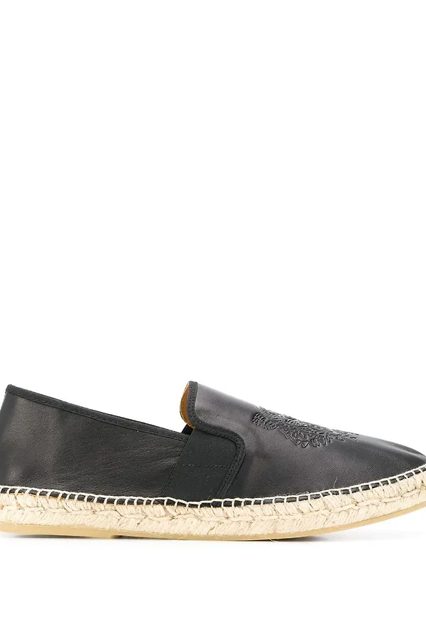 Kenzo präglade espadriller - Svart