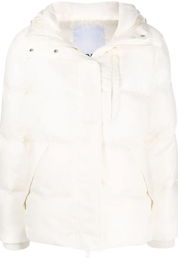 Kenzo puffjacka med huva - Vit