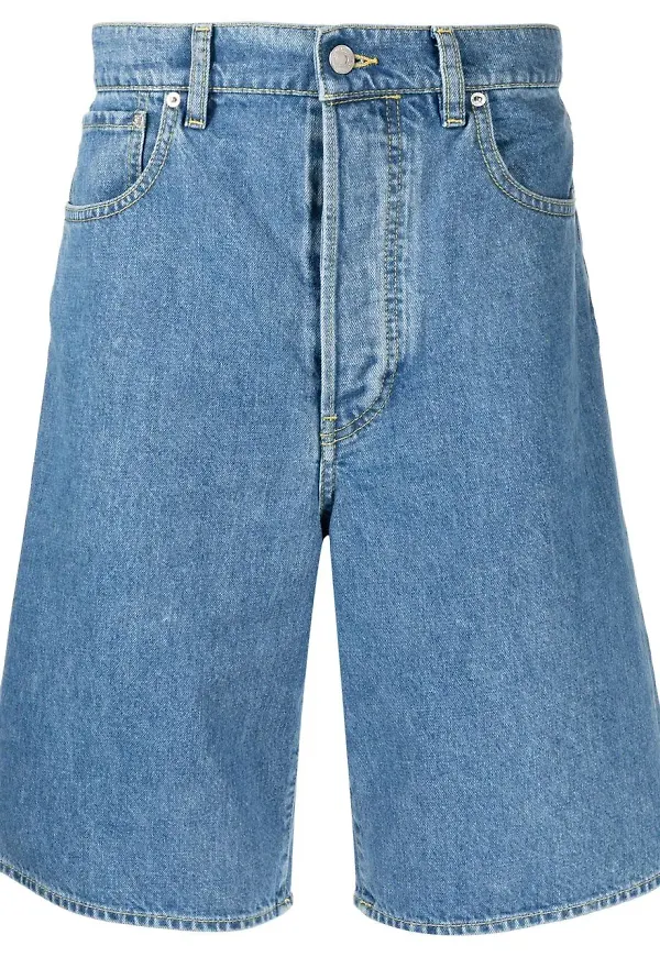 Kenzo raka jeansshorts - Blå