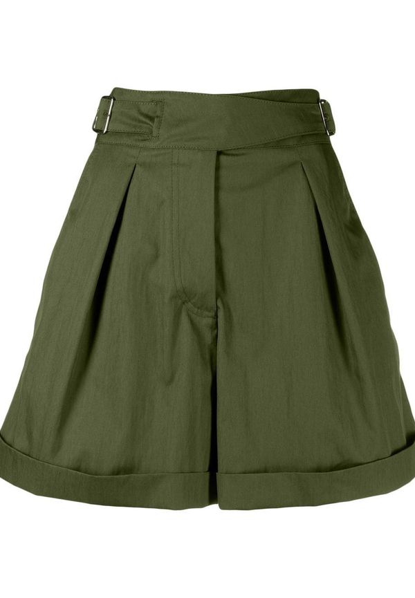 Kenzo shorts med hög midja - Grön