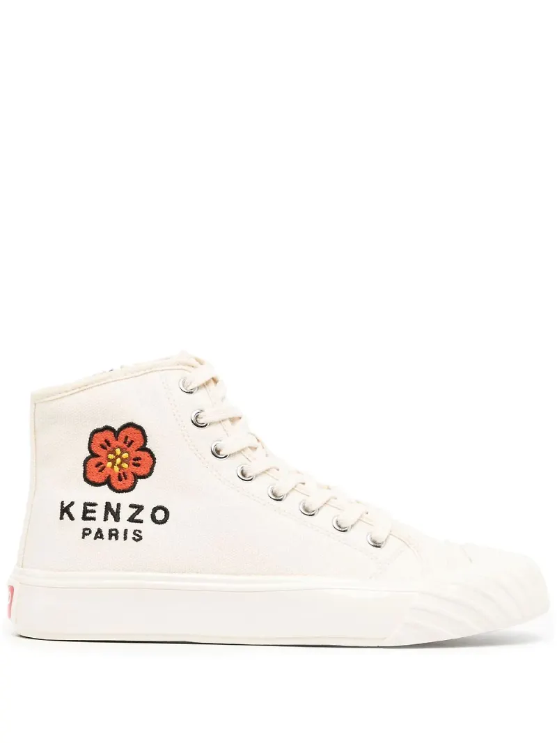 Kenzo sneakers med logotyp - Vit
