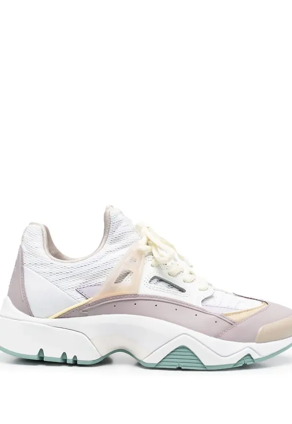 Kenzo sneakers med panel - Vit