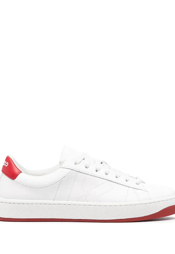 Kenzo sneakers med snörning - Vit