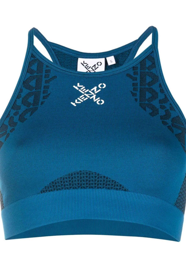 Kenzo sport-BH med logotyp - Blå