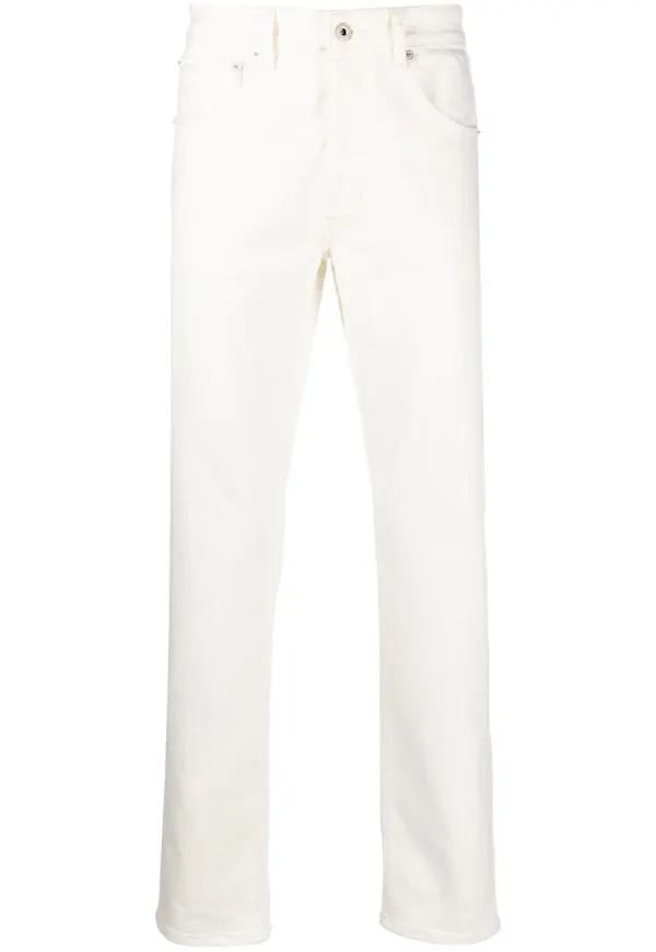 Kenzo straight-jeans - Vit