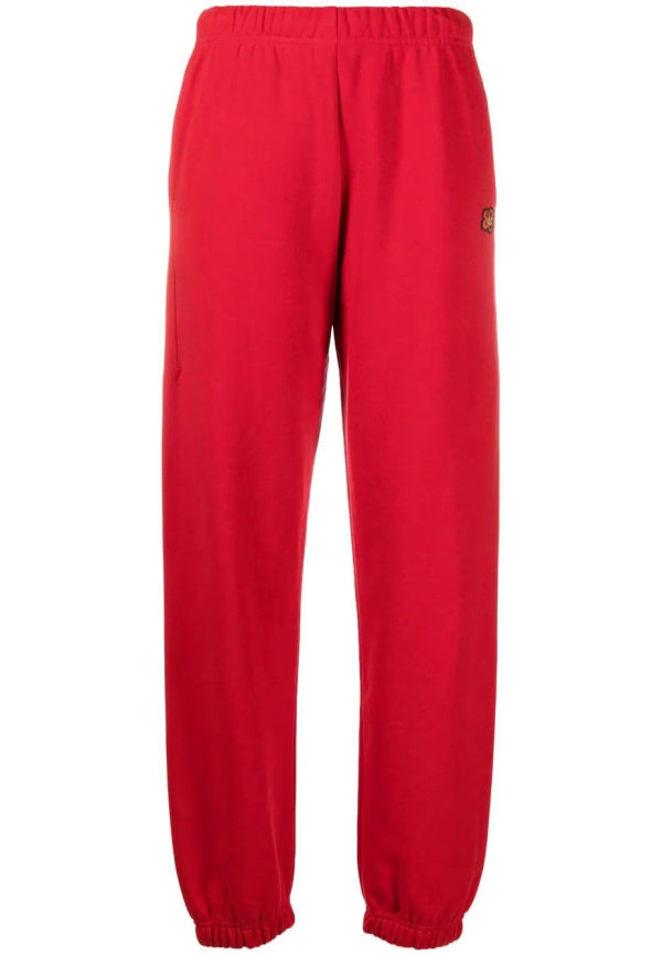 Kenzo sweatpants med logotyp - Röd