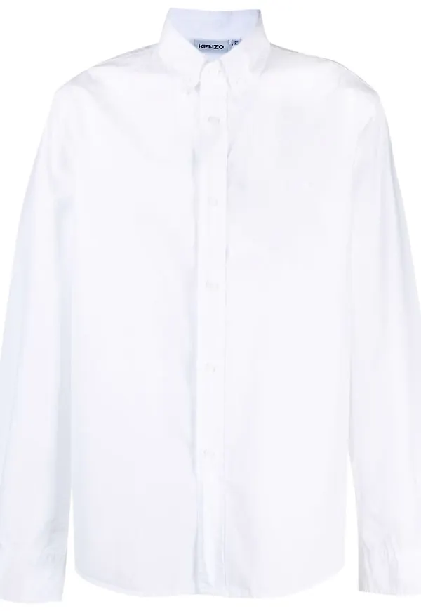 Kenzo sweatshirt med brodyr - Vit