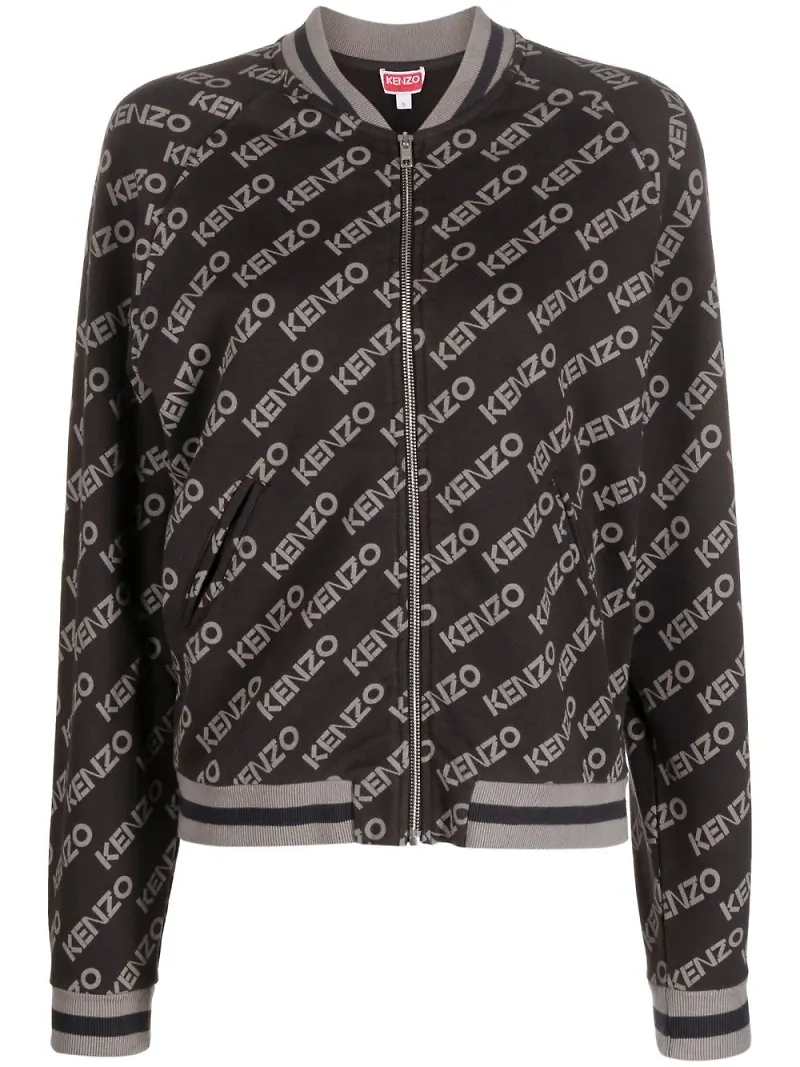 Kenzo sweatshirt med logotyp - Svart