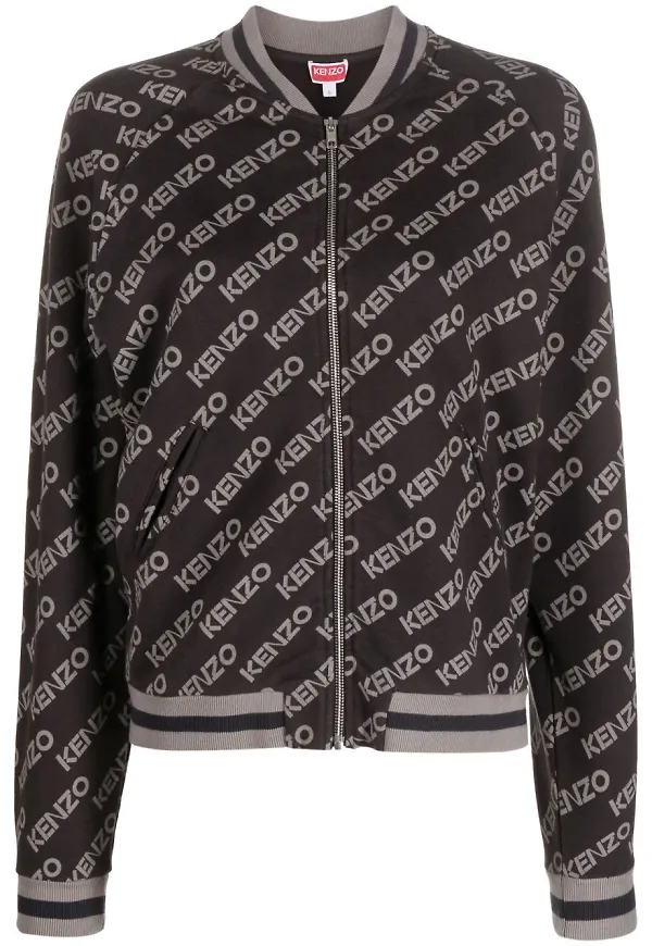 Kenzo sweatshirt med logotyp - Svart
