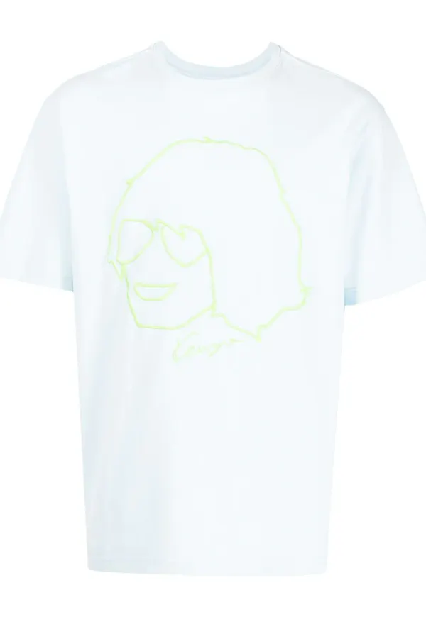 Kenzo t-shirt med grafiskt tryck - Blå