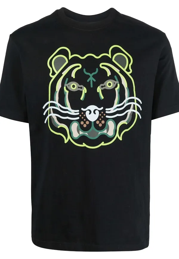 Kenzo t-shirt med grafiskt tryck - Svart