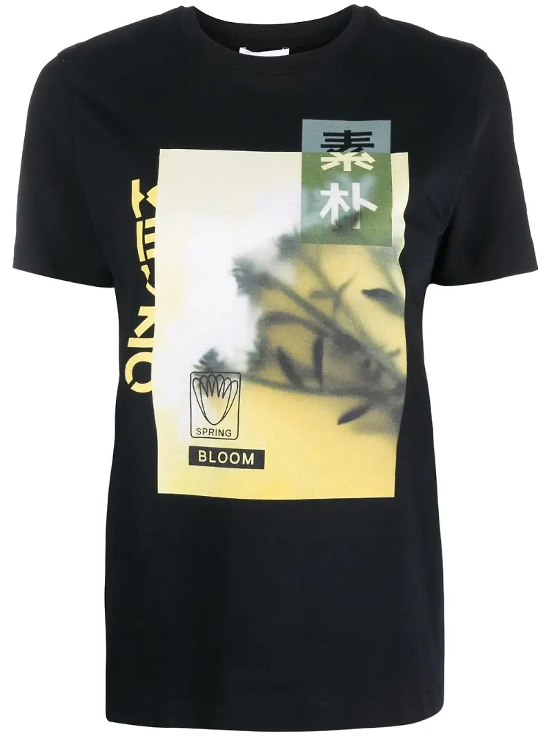 Kenzo t-shirt med grafiskt tryck - Svart