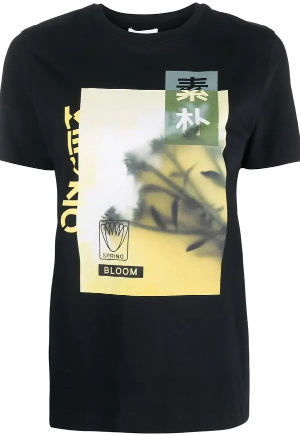 Kenzo t-shirt med grafiskt tryck - Svart