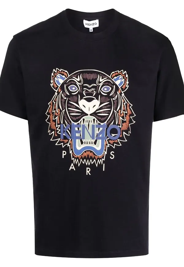 Kenzo t-shirt med tigermotiv - Svart