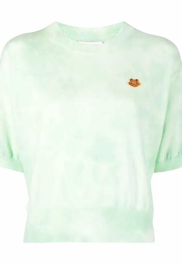 Kenzo t-shirt med tigermärke - Grön