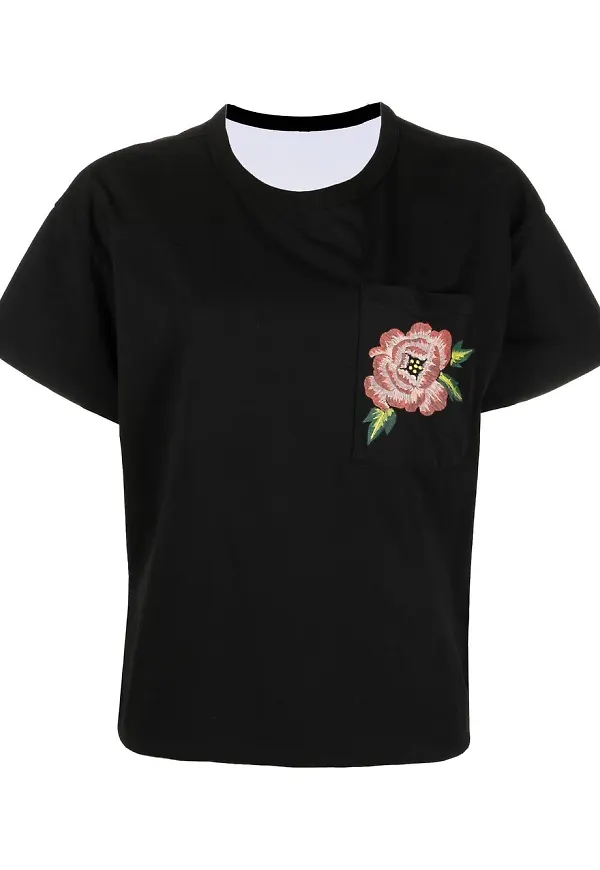 Kenzo t-shirt med tryck - Svart