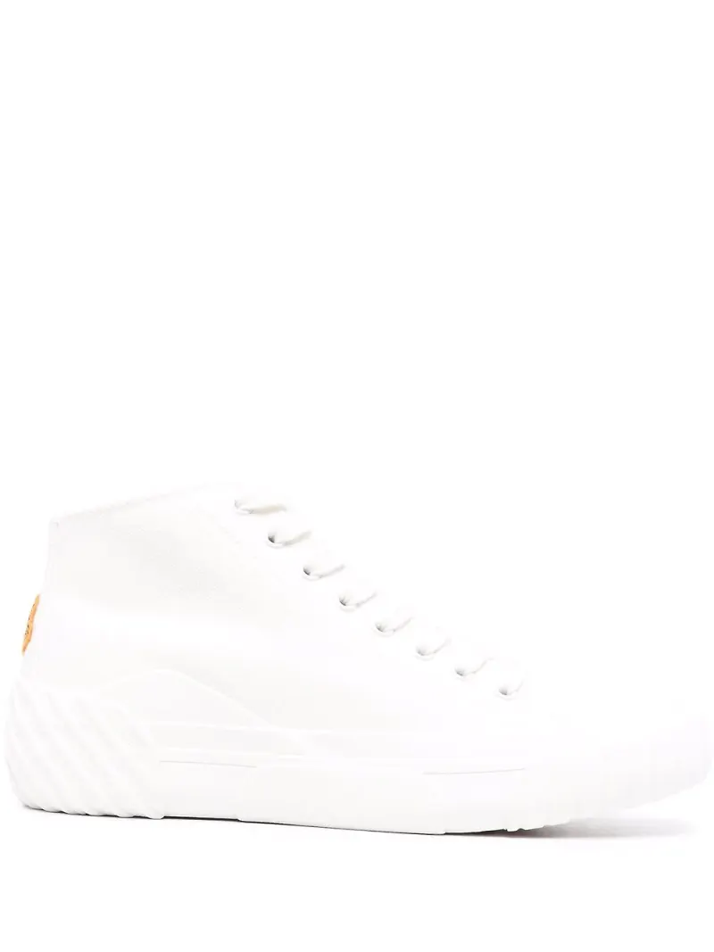 Kenzo Tiger Crest höga sneakers - Vit
