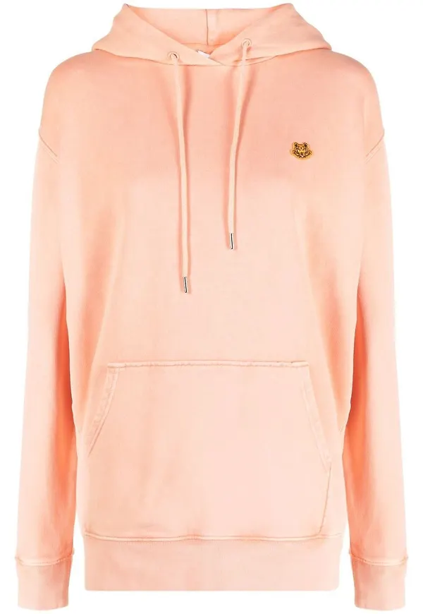 Kenzo Tiger Crest oversize-hoodie - Orange