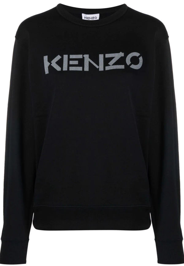 Kenzo tröja med logotyp - Svart