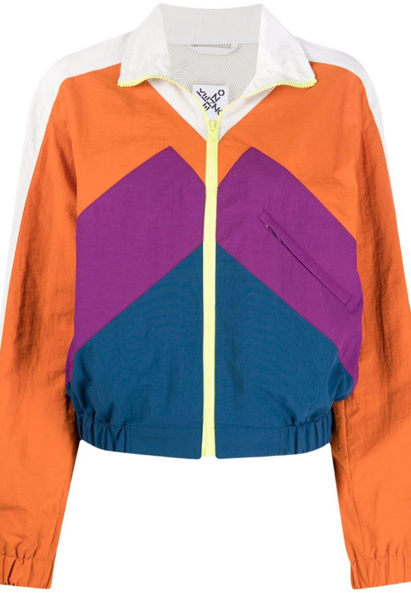 Kenzo tunn jacka med färgblock - Orange