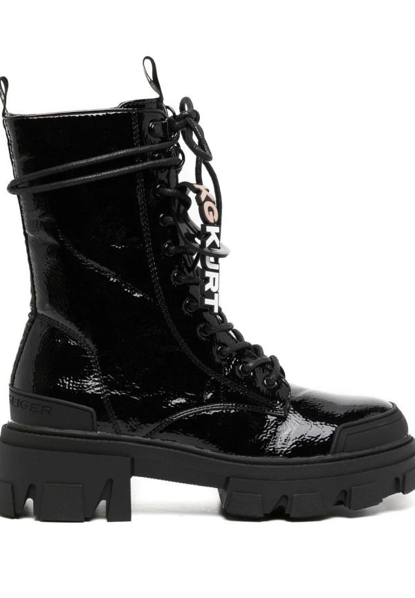 KG Kurt Geiger Trekker militärkängor med snörning - Svart