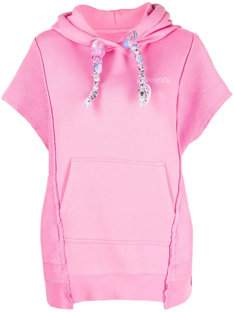 Khrisjoy ärmlös hoodie - Rosa