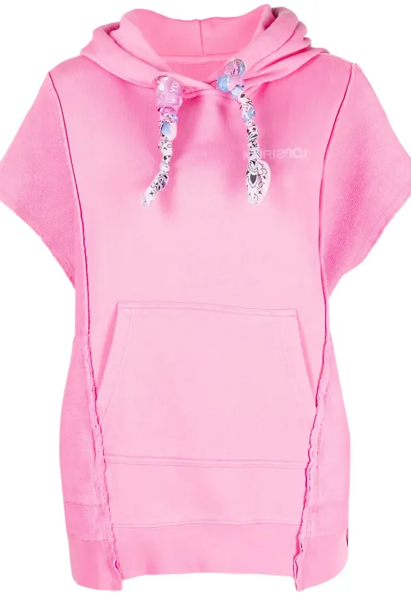 Khrisjoy ärmlös hoodie - Rosa