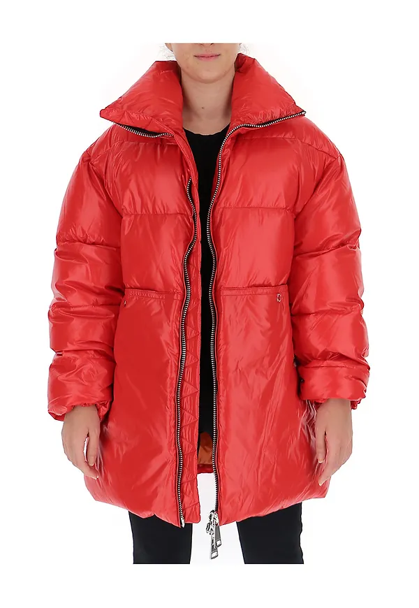 Khrisjoy Oversized padded coat Röd, Dam
