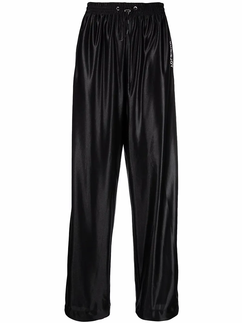 Khrisjoy trackpants med vida ben - Svart