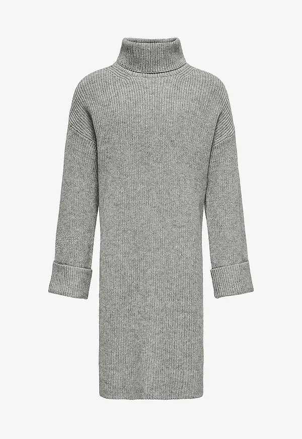 KIDS ONLY - Klänning kogAnne LS Rollneck Knt - Grå