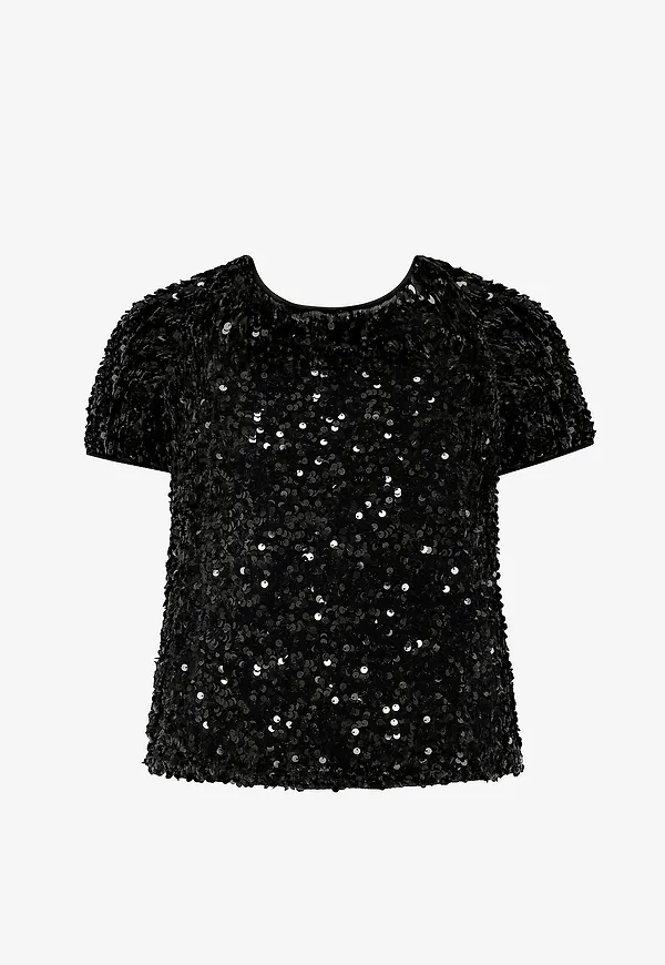 KIDS ONLY - Paljettopp kogConfidence - Svart
