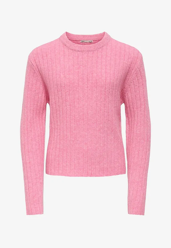 KIDS ONLY - Tröja kogJeanett Life LS Rib O-neck CP KN - Rosa
