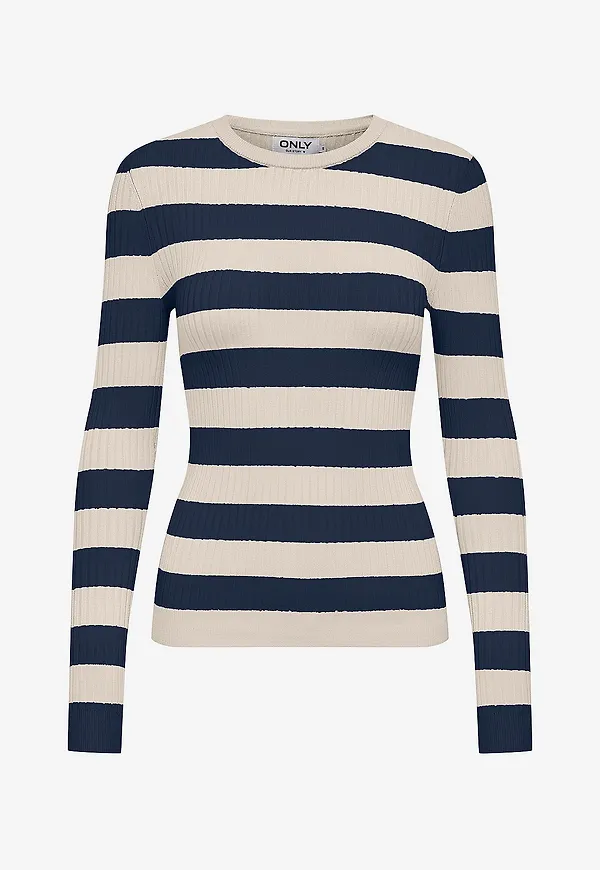 KIDS ONLY - Tröja kogKarol L/S O-neck Knt - Beige