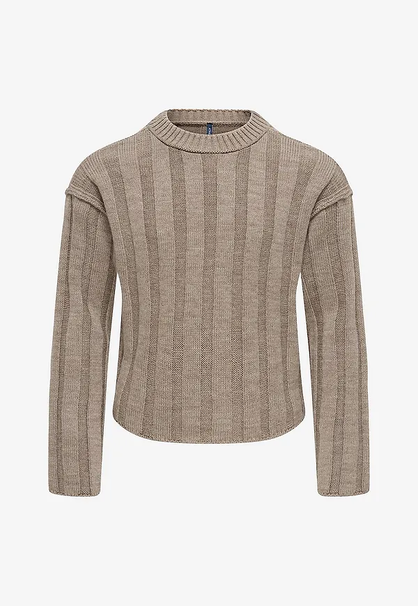 KIDS ONLY - Tröja kogTessa L/s O-neck Pullover - Brun