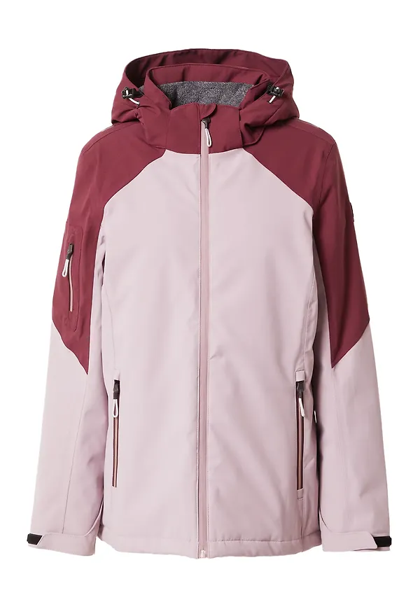 KILLTEC Outdoorjacka 'KOW' lila / bär