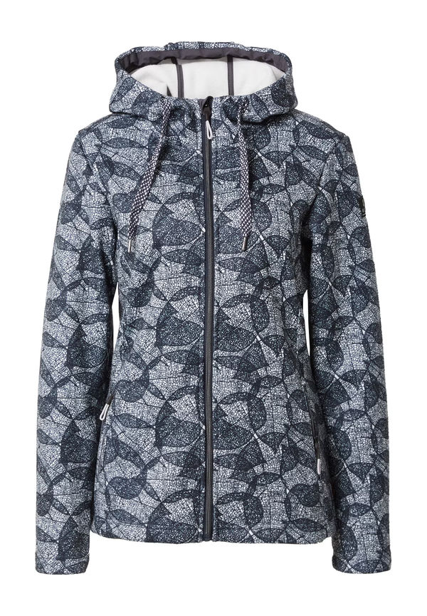 KILLTEC Outdoorjacka marinblå / vit