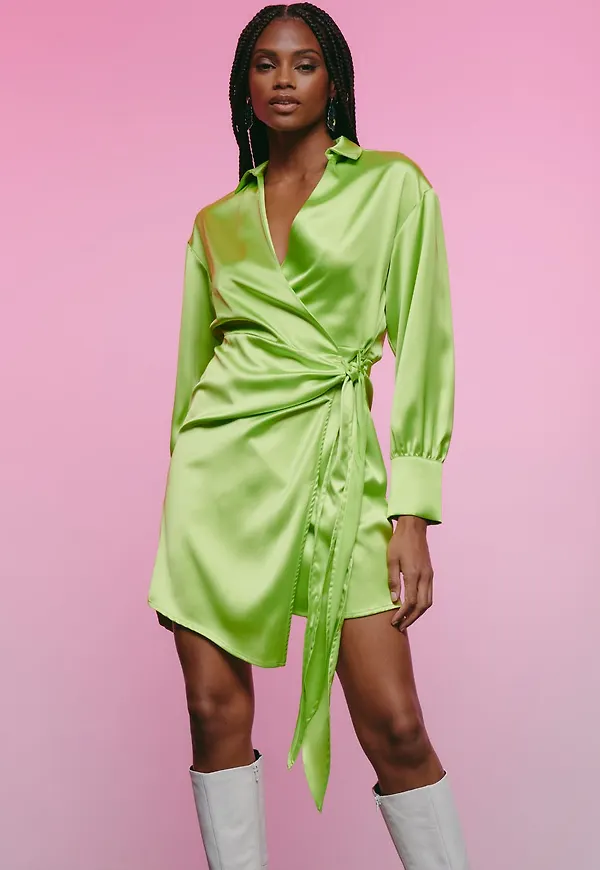 Kim satin dress