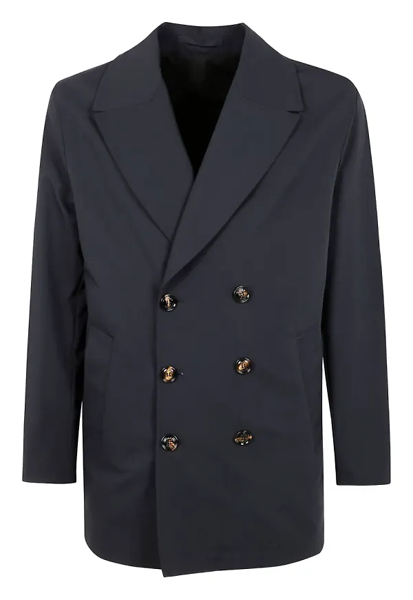 Kired dubbelknäppt blazer - Blå