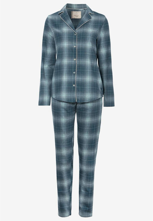 Klassisk flanellpyjamas Boyfriend flannel pyjama
