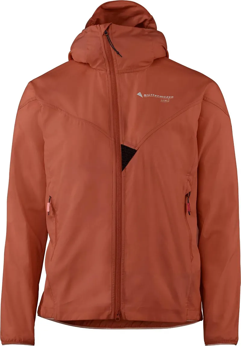 Klättermusen Women's Eitre Zip Hood Jacket Stone Red