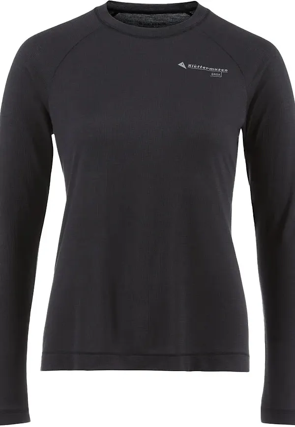 Klättermusen Women's Groa Longsleeve Tee Raven