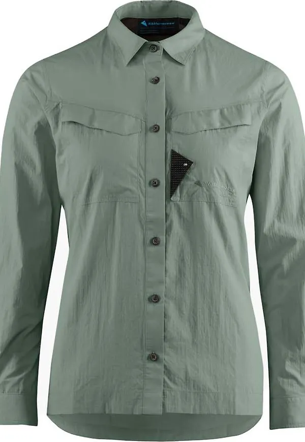 Klättermusen Women's Syn Long Sleeve Shirt Green Lake