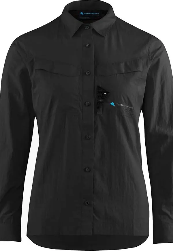 Klättermusen Women's Syn Long Sleeve Shirt Raven
