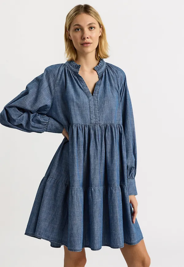 Klänning i chambray
